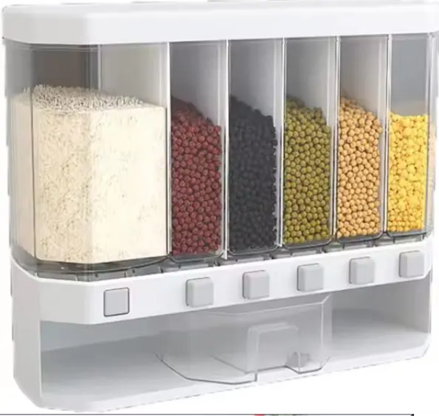 Rice Dispenser Dry Food Dispenser Kitchen Storage Kitchen Rack